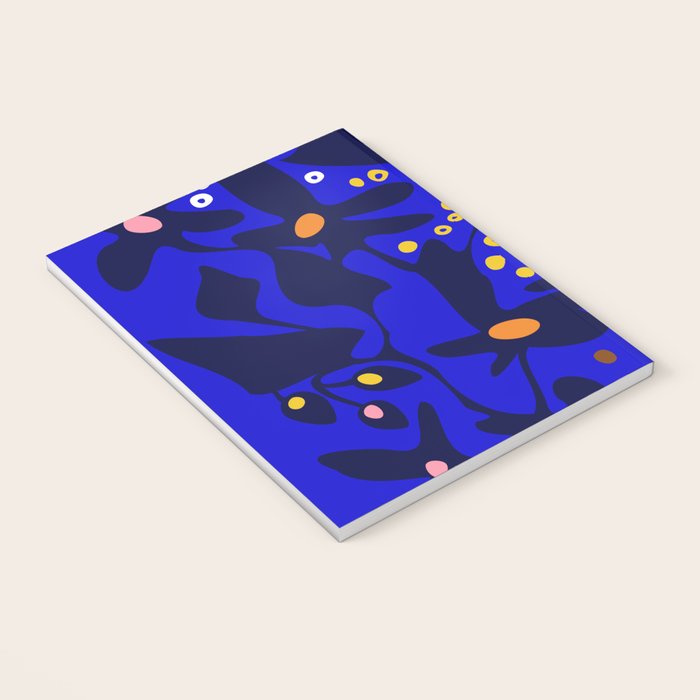 Blue home jungle: Organic shapes and flowers Notebook Gallery Image 3