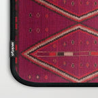 The Crimson Symmetry Handwoven Tribal Kilim Art Laptop Sleeve Gallery Image 3