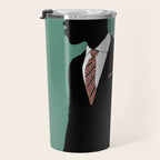 Man in Suit with Red Tie - Masculine Art Print  Travel Mug Gallery Image 3
