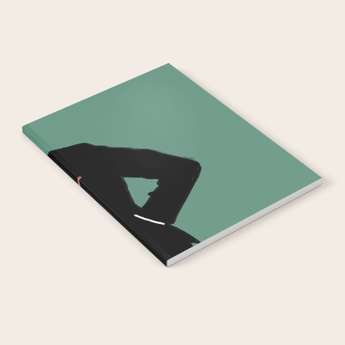 Man in Suit with Red Tie - Masculine Art Print  Notebook Gallery Image 2