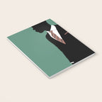 Man in Suit with Red Tie - Masculine Art Print  Notebook Gallery Image 3