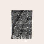 New York City Black Map Wall Hanging Gallery Image 1
