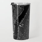 New York City Black Map Travel Mug Gallery Image 3