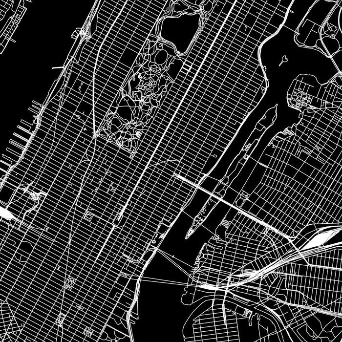 New York City Black Map Coffee Mug Gallery Image 2
