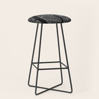 New York City Black Map Stool Gallery Image 1