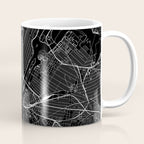 New York City Black Map Coffee Mug Gallery Image 1