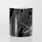 New York City Black Map Coffee Mug Gallery Image 4