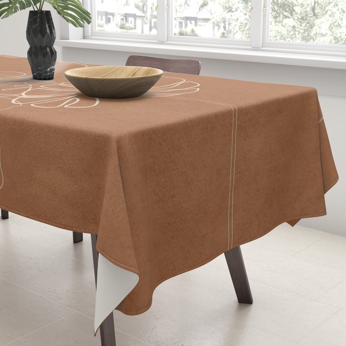 Minimal Window With Potted Plants 5 Tablecloth Gallery Image 3