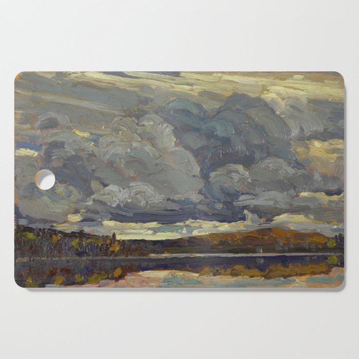Tom Thomson Grey Sky 1914 Canadian Landscape Artist Cutting Board Gallery Image 1