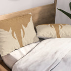 Rustic Brown Elephant Head Pillow Sham Gallery Image 2
