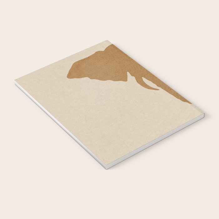 Rustic Brown Elephant Head Notebook Gallery Image 3