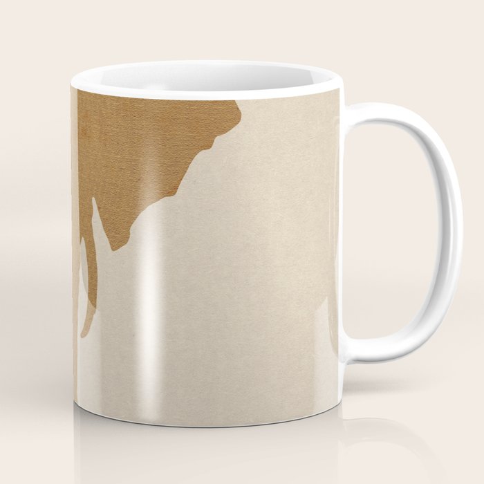 Rustic Brown Elephant Head Coffee Mug Gallery Image 1