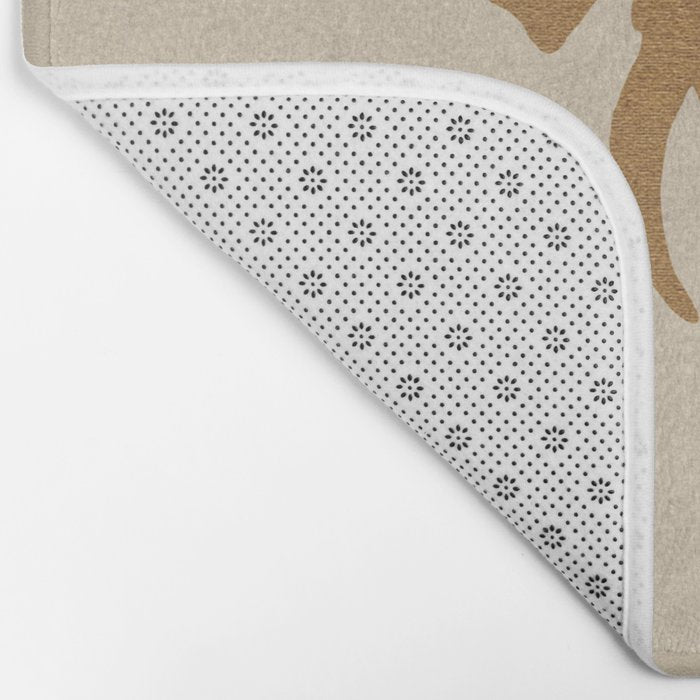 Rustic Brown Elephant Head Bath Mat Gallery Image 2