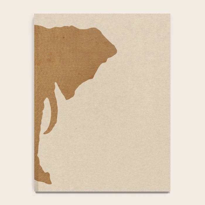Rustic Brown Elephant Head Notebook Gallery Image 4