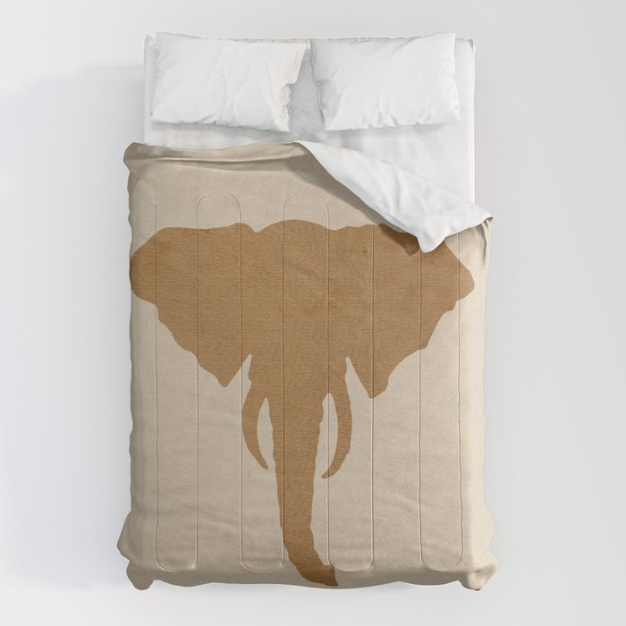 Rustic Brown Elephant Head Comforter Gallery Image 6
