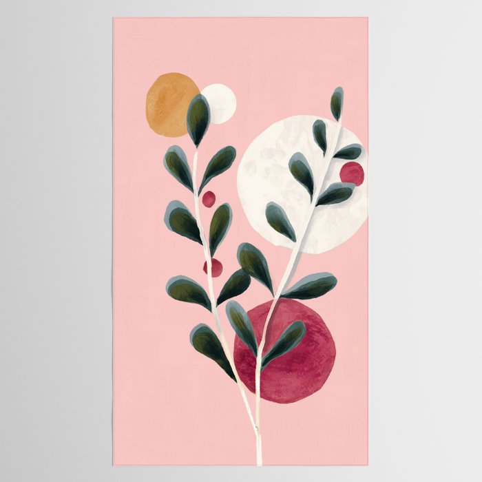 Soft Berry Branches Tablecloth Gallery Image 2