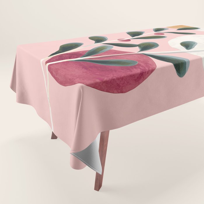 Soft Berry Branches Tablecloth Gallery Image 1