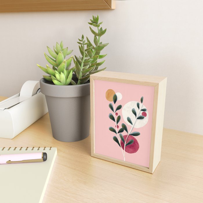 Soft Berry Branches Mini Art Print Gallery Image 2
