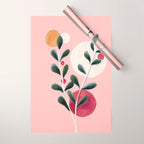 Soft Berry Branches Wrapping Paper Gallery Image 1