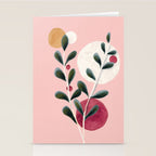 Soft Berry Branches Stationery Card Gallery Image 2