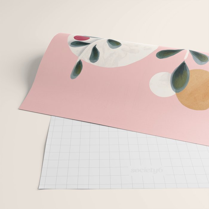 Soft Berry Branches Wrapping Paper Gallery Image 2