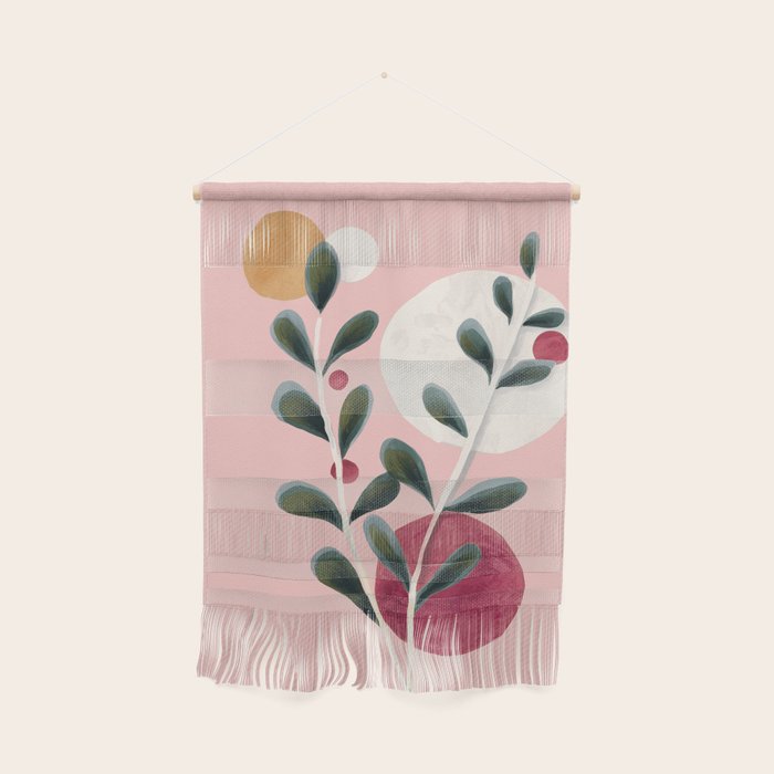 Soft Berry Branches Wall Hanging Gallery Image 1
