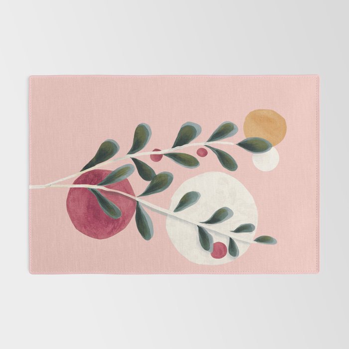 Soft Berry Branches Rug Gallery Image 2