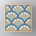 Asian Fan Pattern Mini Art Print Gallery Image 1