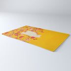 cat in a field of flowers 3 Rug Gallery Image 3