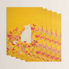 cat in a field of flowers 3 Wrapping Paper Gallery Image 3