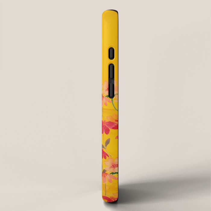cat in a field of flowers 3 iPhone Case Gallery Image 2