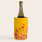 cat in a field of flowers 3 Wine Chiller Gallery Image 2