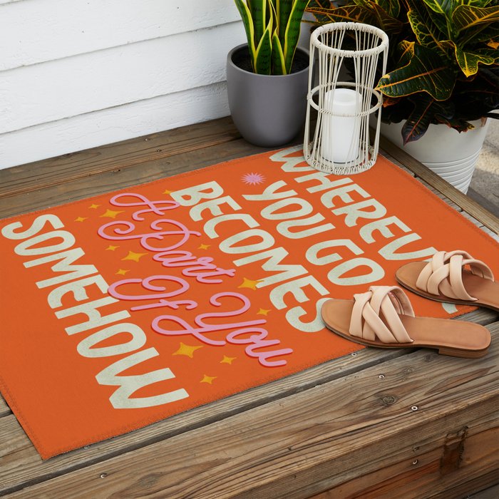 A Part of You Outdoor Rug Gallery Image 2