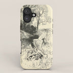 Trees by Arthur Rackham from "PeterPan in Kensington Gardens," 1906 iPhone Case Gallery Image 1