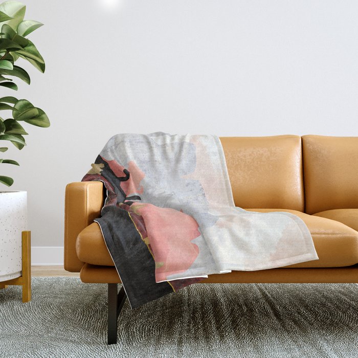 Distant Desert Throw Blanket Gallery Image 1