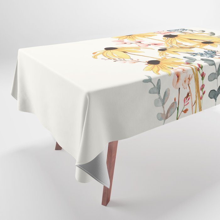 Summer Flowers Tablecloth Gallery Image 1