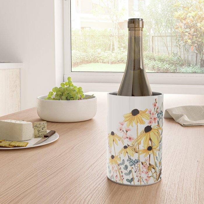 Summer Flowers Wine Chiller Gallery Image 4