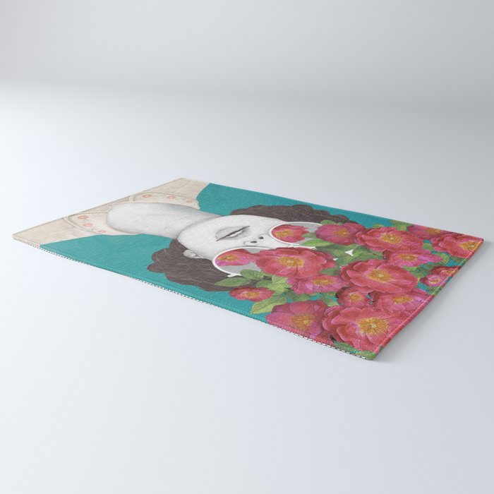 The optimist // rose tinted glasses Rug Gallery Image 3