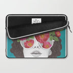 The optimist // rose tinted glasses Laptop Sleeve Gallery Image 2