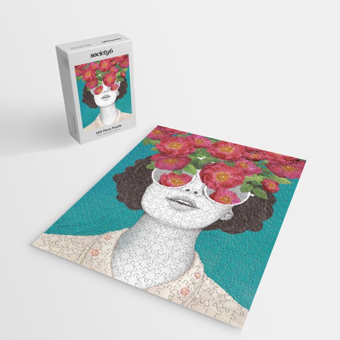The optimist // rose tinted glasses Jigsaw Puzzle Gallery Image 2