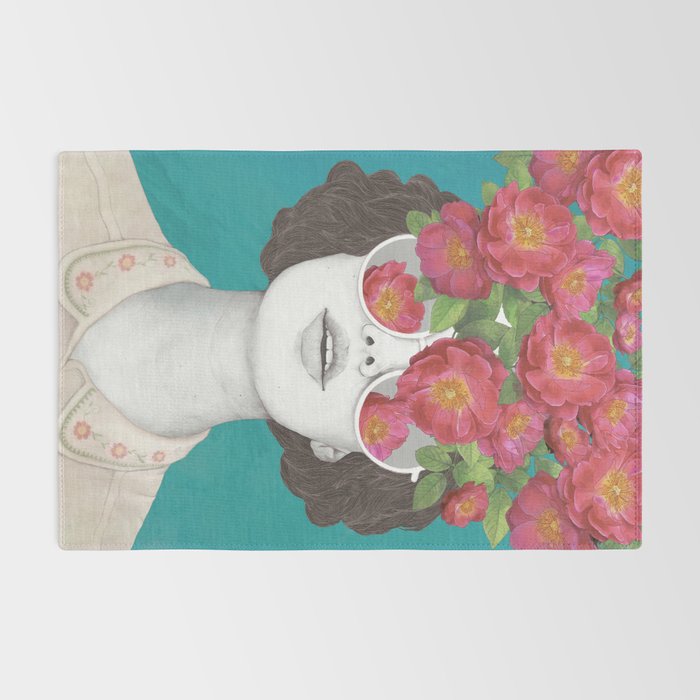 The optimist // rose tinted glasses Rug Gallery Image 2