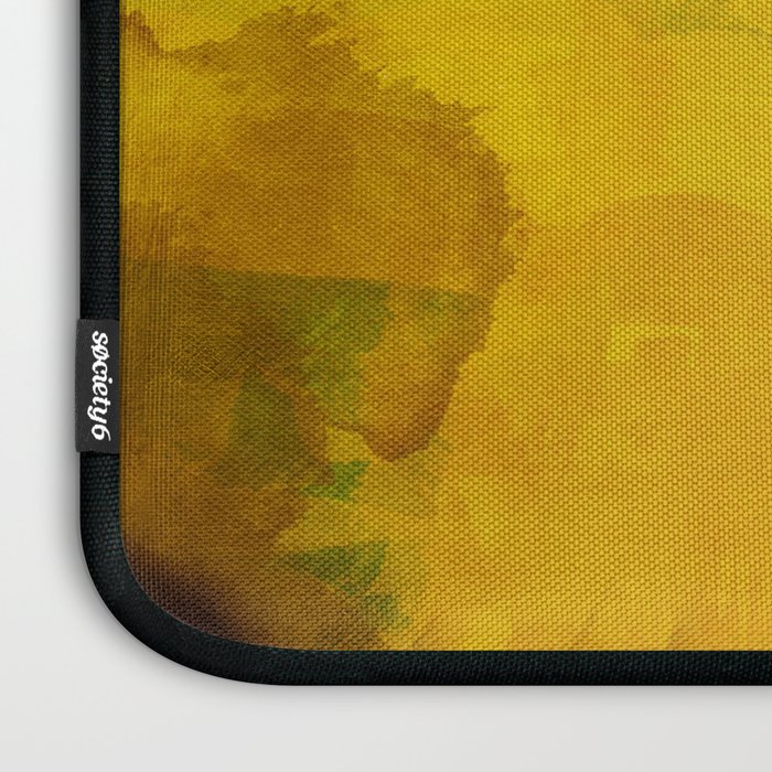 summer landscape 2 triptych abstract art Laptop Sleeve Gallery Image 3