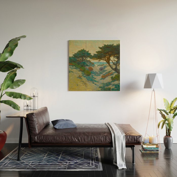 Granville Redmond Carmel Coast Oil Painting Vintage American Art Wood Wall Art Gallery Image 2