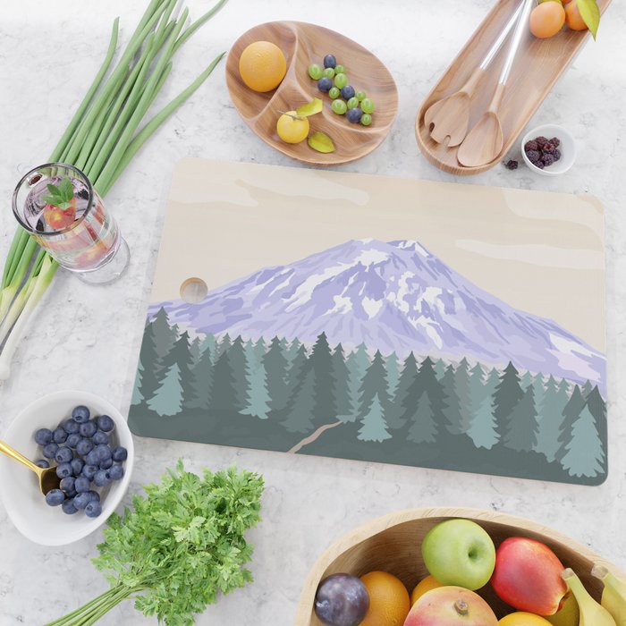 Mount St Helens Volcanic National Monument, Washington Mountains, National Parks Pacific Northwest Cutting Board Gallery Image 2