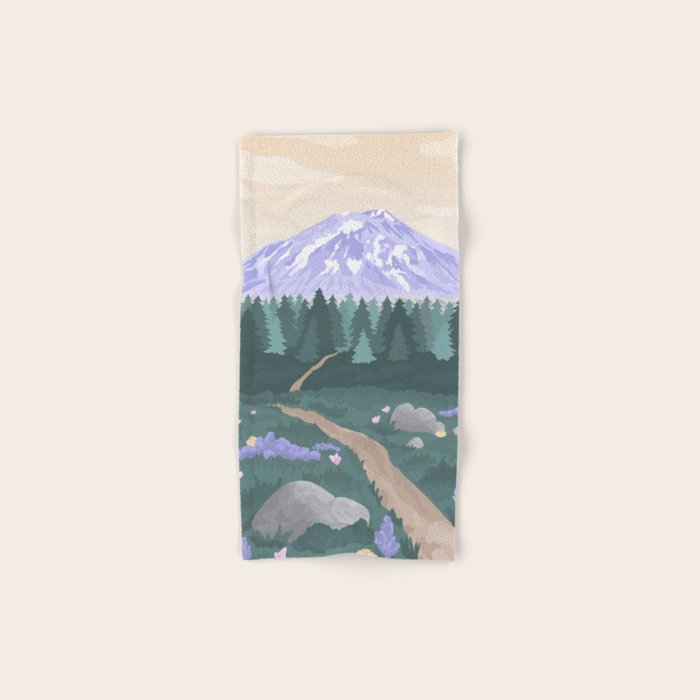Mount St Helens Volcanic National Monument, Washington Mountains, National Parks Pacific Northwest Bath Towel Gallery Image 1