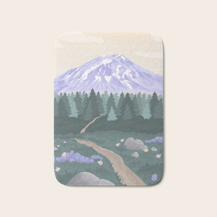 Mount St Helens Volcanic National Monument, Washington Mountains, National Parks Pacific Northwest Bath Mat Gallery Image 1