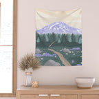 Mount St Helens Volcanic National Monument, Washington Mountains, National Parks Pacific Northwest Wall Tapestry Gallery Image 2