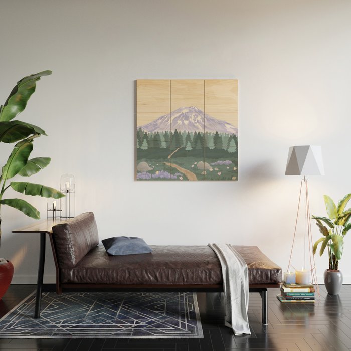 Mount St Helens Volcanic National Monument, Washington Mountains, National Parks Pacific Northwest Wood Wall Art Gallery Image 2