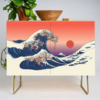 The Great Wave of Dachshunds Credenza Gallery Image 1