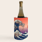 The Great Wave of Dachshunds Wine Chiller Gallery Image 1